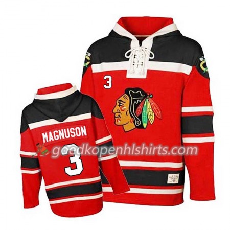 Chicago Blackhawks Keith Magnuson 3 Rood Hoodie Sawyer - Mannen